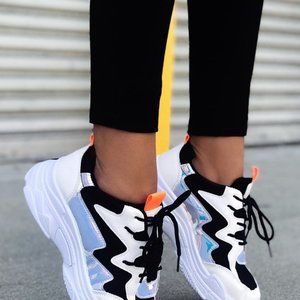 Gotta Be On The Run Sneaker - Black | Fashion Nova, Shoes | Fashion Nova (Sz 11)